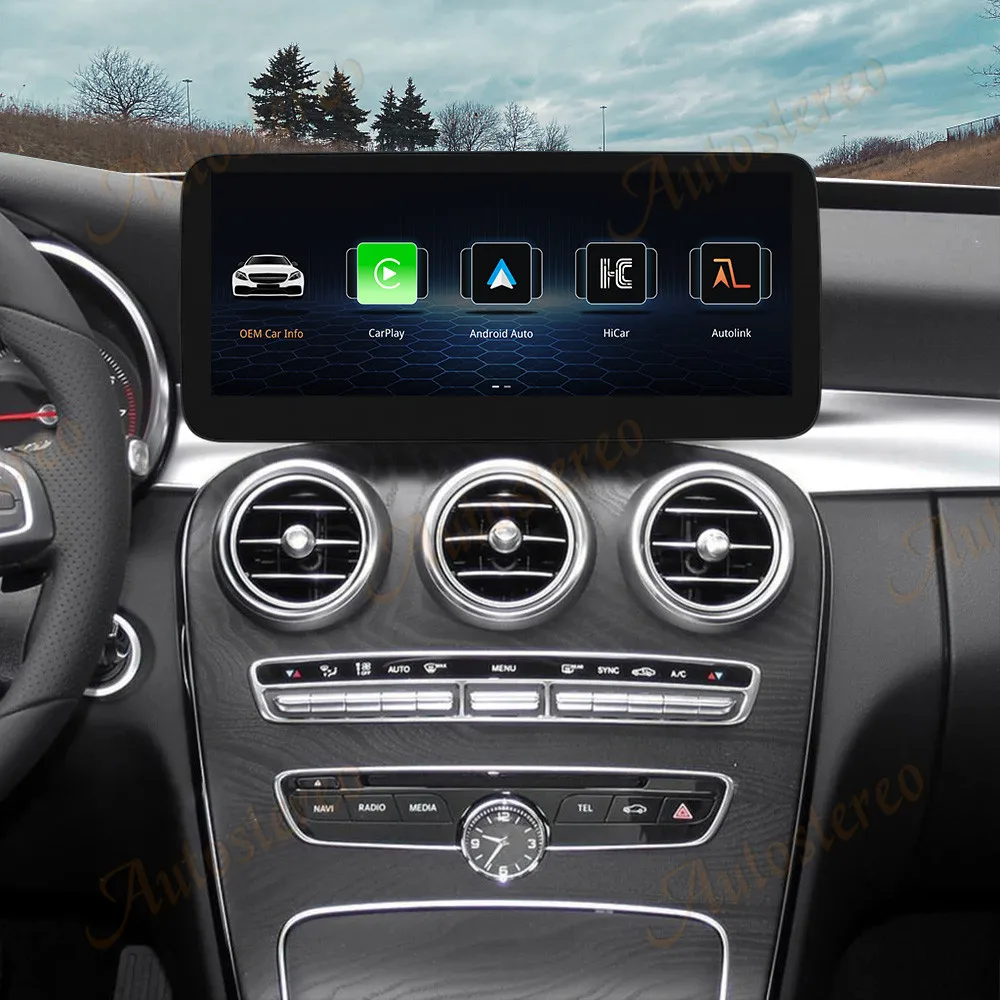 Linux System Car Radio12.3'' For Mercedes-Benz GLC Class W447 2015-2019 Multimedia Player Android Auto Wireless CarPlay Stereo