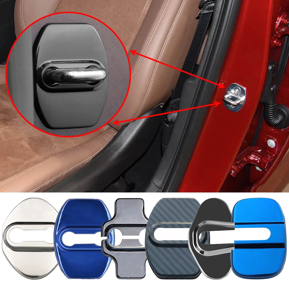 Car Door Lock Cover Auto Protection Case For Buick Cascada Enclave Encore Envision Envista Excelle GL8 Verano Car Accessories