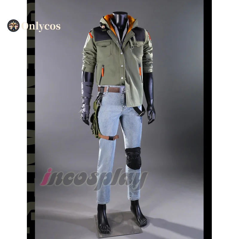 

Dying Light The Beast Kyle Crane Cosplay CostumeHalloween Men's Fantasy Uniform Coat Props Shoes Accessories Set Onlycos