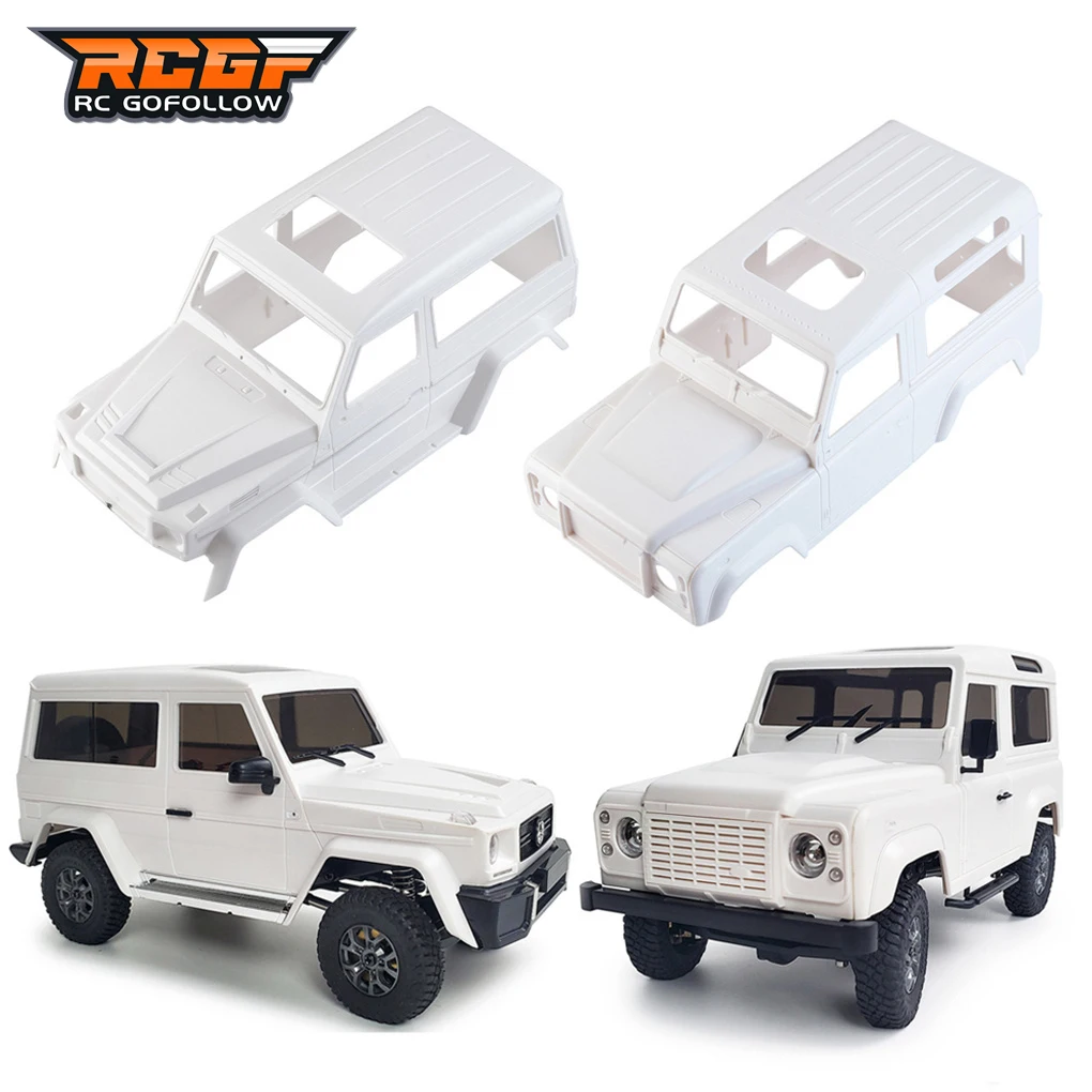 

RCGOFOLLOW Plastic Car Shell Body Kit Wipers Bumper Light Cover for Kyosho Jimny 1/18 RC Crawler Car Model Upgrade Parts