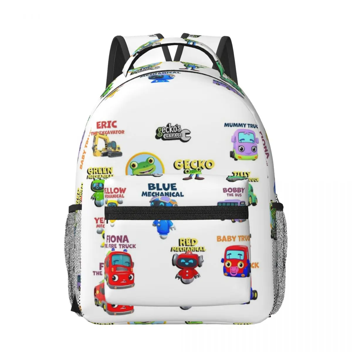 Garage Geckos Pack 13 Gecko For Garage Geckos Backpacks Boys Girls Bookbag School Bags Portability Travel Rucksack Shoulder Bag