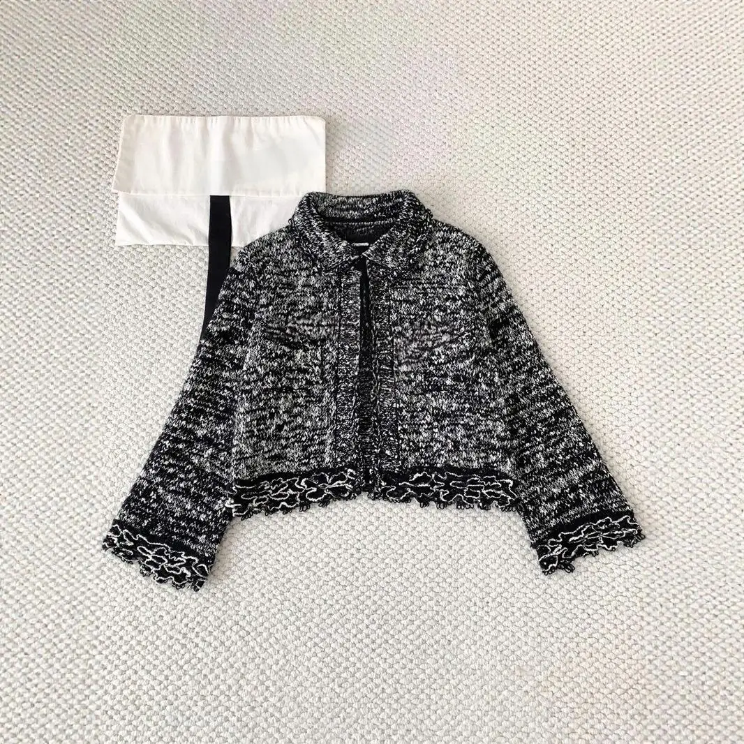 

Универсальный тонкий трикотажный топ с юбкой и открытой передней частью, женский базовый слой, французский стиль, осень-зима, ранняя весна, новинка...