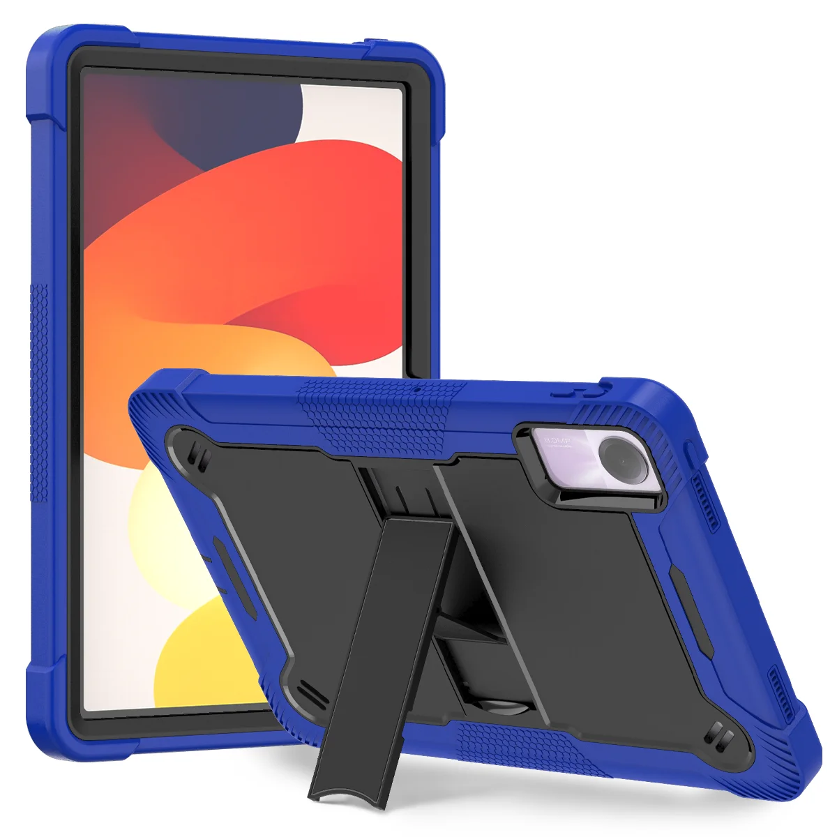 

Hybrid Case For Xiaomi Redmi Pad SE 11" 2023 Heavy Duty Armor Kickstand Cover Kids Silicone PC Shockproof Full Body Protection