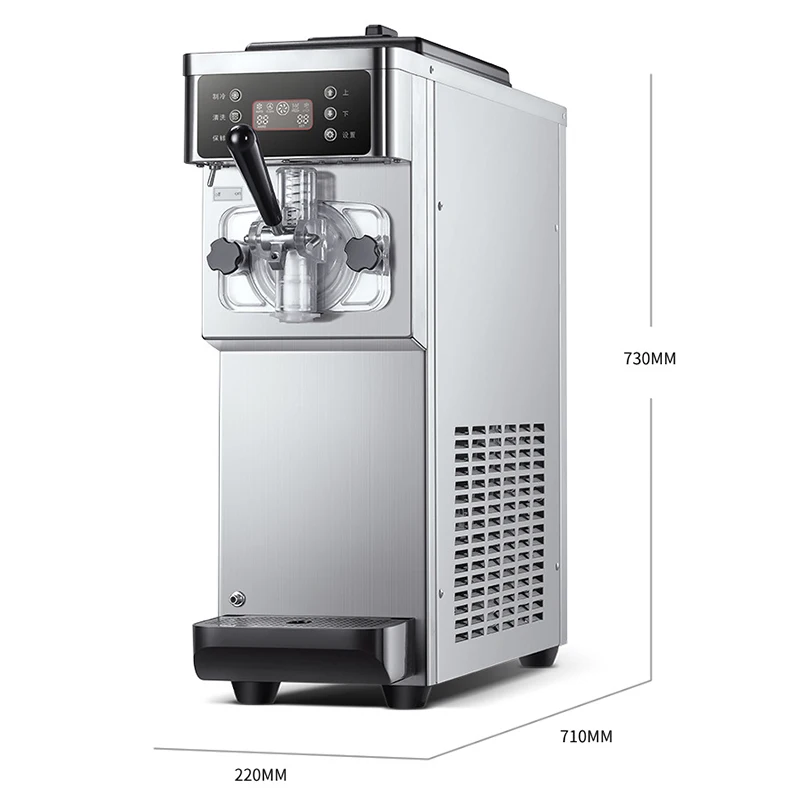 Tafelblad Ijs Maker Desktop Softijs Machine 1 Smaak Ijs Machine 6L Desktop ijsmachine