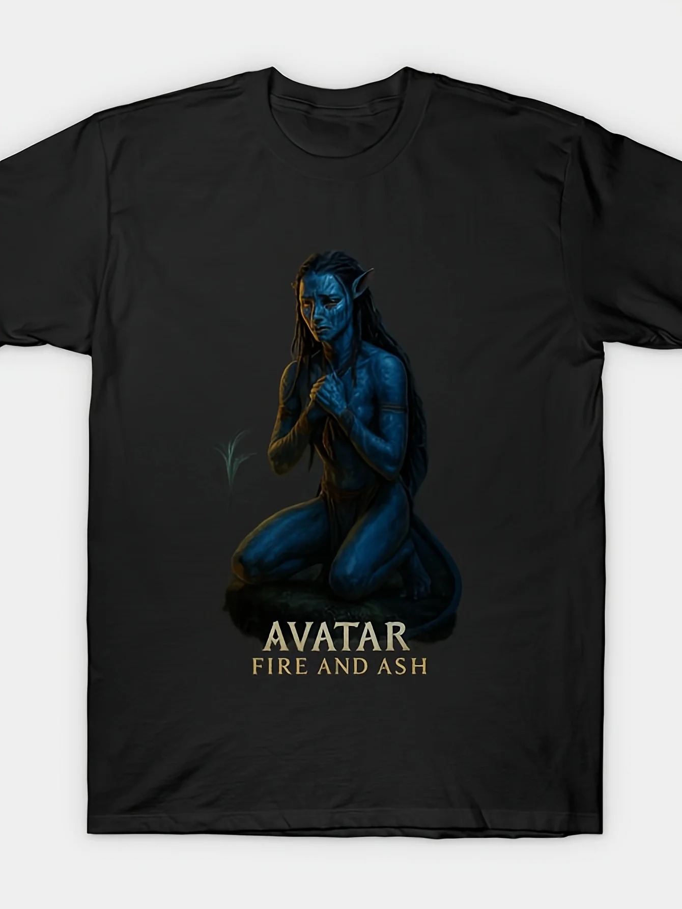 

Men A-Avatar Flame and Ash T-shirt | Fun Men's Casual Street Style Top, Round Neck, Slightly Stretchy Fabric, Regular Fit