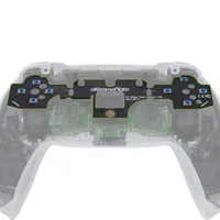 eXtremeRate Face Clicky Kit V2, botones de acción Dpad táctiles personalizados, kit de clic de ratón para controlador ps5 BDM-010 y BDM-020