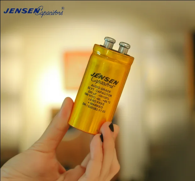 2pcs/lot Denmark Jensen 220uf 500v 35X70MM Electrolytic capacitor original handmade works free shipping