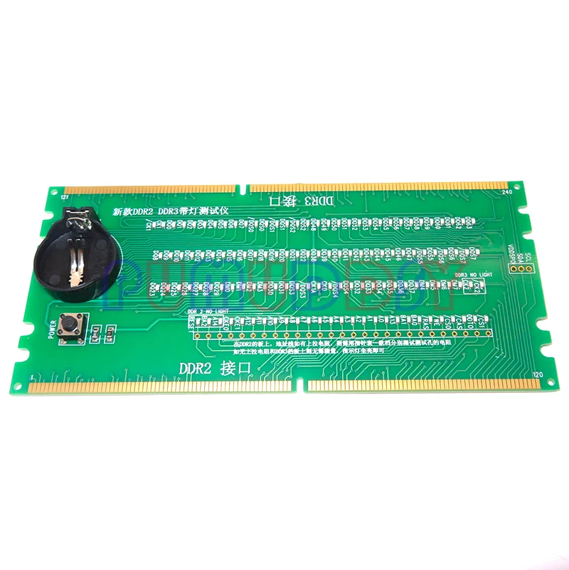 Laptop Motherboard Memory Slot New DDR2 DDR3 DDR4 Diagnostic Analyzer Test Card SDRAM SO-DIMM Pin Out Notebook LED Tester Card B