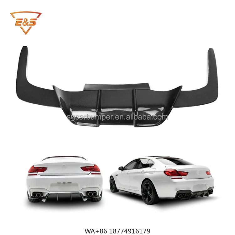 

Автомобильные аксессуары: задний диффузор из карбона для BMW 6 серии M6 F12 F13, обновление до стиля V, автозапчасти