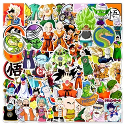 50pcs Anime Dragon Ball GOku Notebook Skateboard Suitcase Water Cup Car Sticker