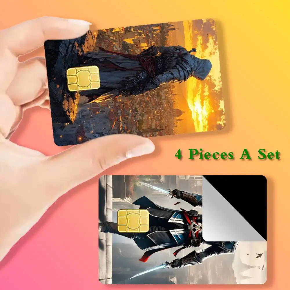 

A-ASSASSINS-X-CREEDES Anmie Card Stickers Cover Film Sticker for Debit Credit Bank Card Waterproof