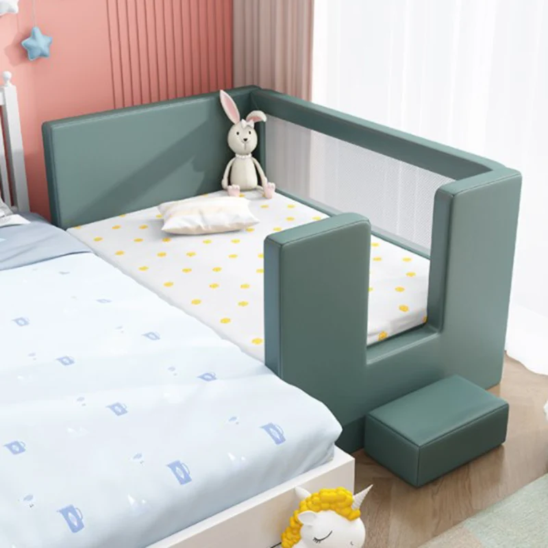 

Children's Splicing Bed, Boy's Solid Wood Cot, Baby Girl, Princess Bed, Wide Bedside Baby, Extra Bed, Widening Artifact