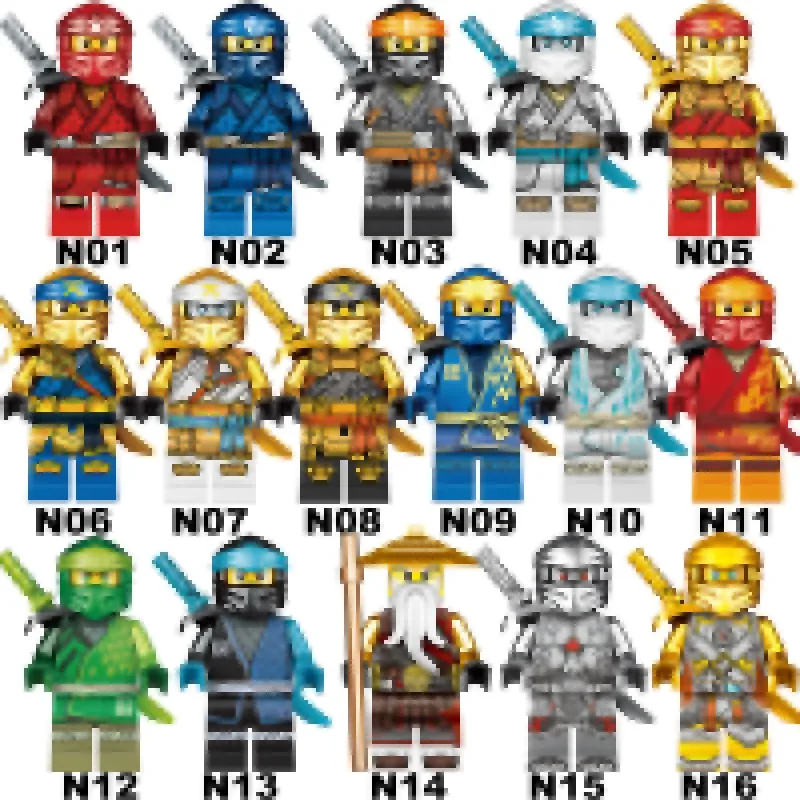 ตุ๊กตาบล็อกต่อ สนุกกับการต่อสู้! ของเล่นประกอบเองสำหรับเด็กและผู้ใหญ่ ของขวัญสะสม ของประดับตกแต่ง