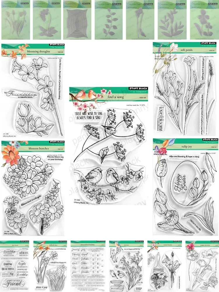 Narcisdagen Zachte bloemblaadjes Metalen snijmallen en stempels voor scrapbooking stencil embossing mal DIY papierkaarten ambachtelijk snijden - afbeelding 2