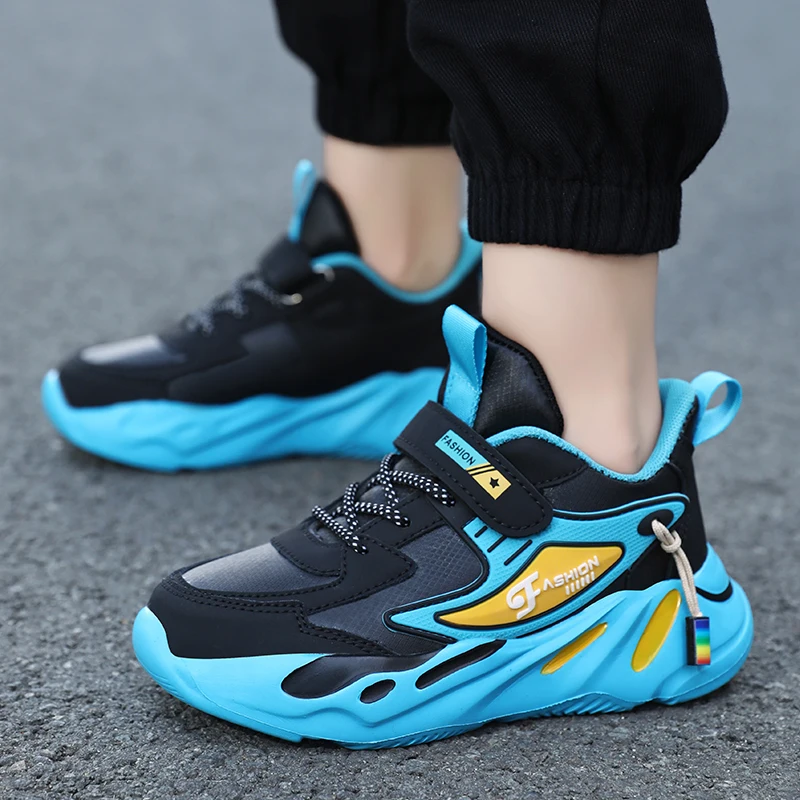 Children Sneakers Casual Shoes for Boys Leather Comfortable High Quality Running Sports Kids Girls Flat Shoes