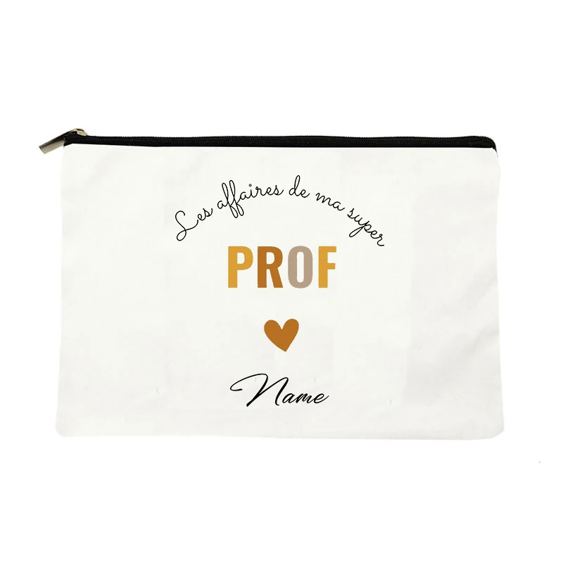 Lettres florales personnalisées Avs Aesh léopard Atsem motifs en terre cuite pochette cosmétique faire sac pépiniÚre merci enseignants cadeaux