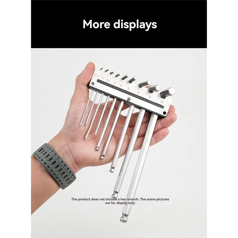 MOPHE-soporte de estante de almacenamiento de llave Hexagonal, herramienta de placa perforada de Metal de montaje en pared para estante de almacenamiento de herramientas de carpintería