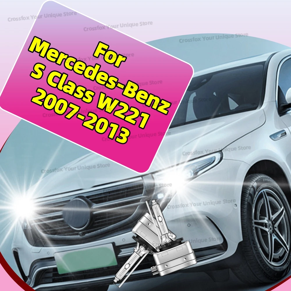 

2x для Mercedes-Benz S Class W221 2007-2013 2008 2009 2010 2011 2012 фары HID ксеноновые 6000K 8000K 10000K D1S 35W 12V лампа постоянного тока