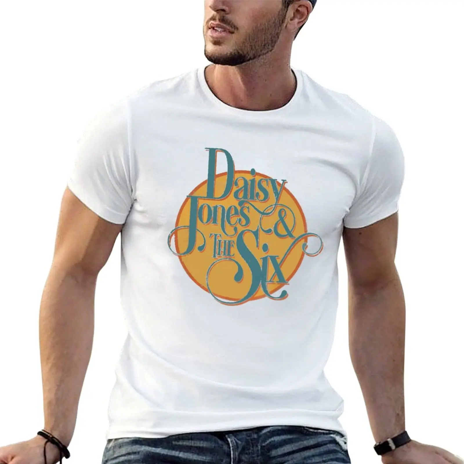 Vintage Daisy Jones & The Six T-Shirt Work Outdoor T-Shirt for Men