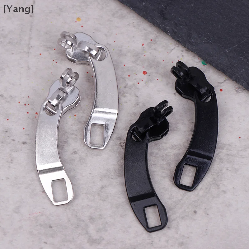 5Pairs 8# Zipper Head With Lock Hole For DIY Clothes Suitcase Backpack Zip Puller Repair Kit DIY Sewing Material