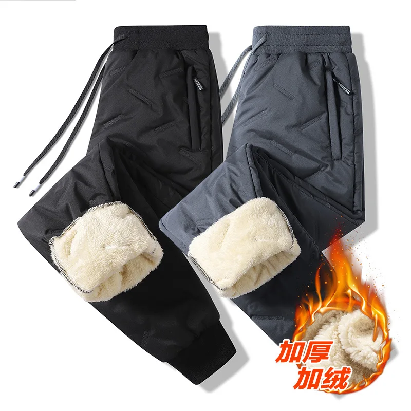 

M-8XL Winter Fishing Pants Men's Outdoor Sports Fishing Trousers Waterproof Windproof Sweatpants Warm Thicken Fishing Apparel