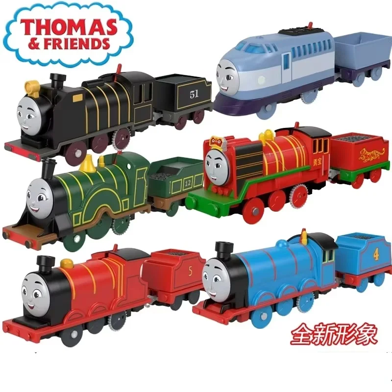 

Новые оригинальные магнитные поезда Thomas And Friends, набор отсеков для локомотива, игрушки Гордон и Генри, детские модели автомобилей, игрушки без батареи