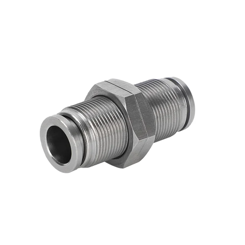 Imagem -06 - Conector Pneumático de 304 Metal Quick Coupling Plug pm Partition mm mm mm 10 mm 12 mm 16 mm Trachea Connector 10 Pcs Aço Inoxidável