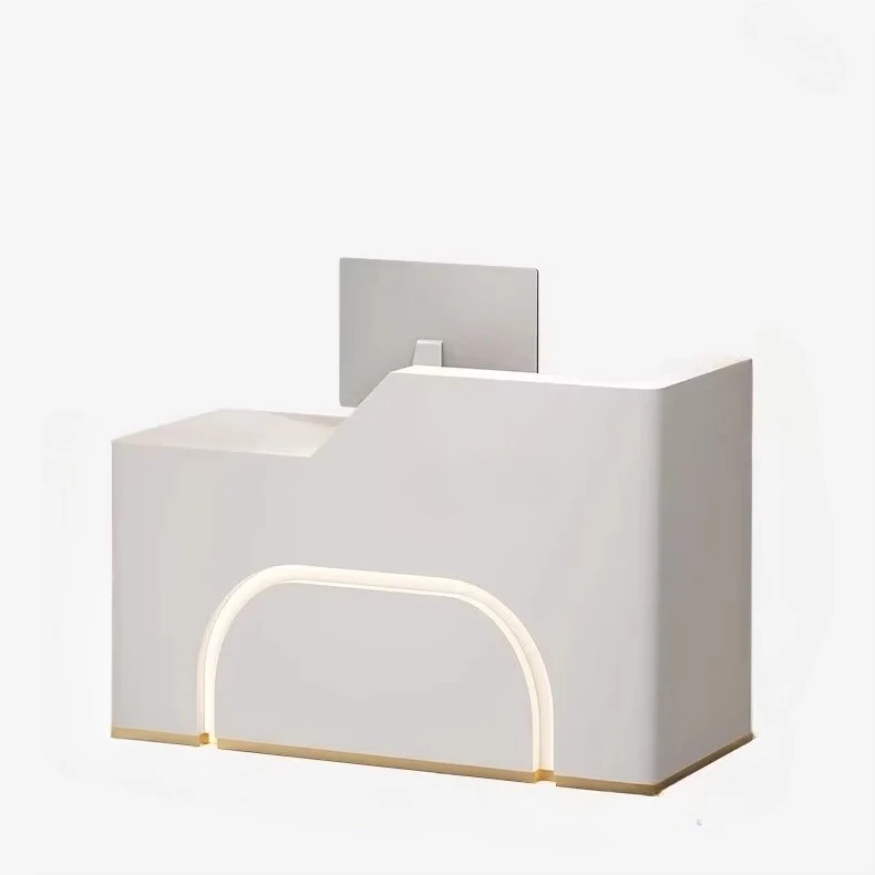 

&c High End Modern Luxurious Office Building Furniture Small Front Desk Salon SPA Beauty Lobby Welcome Reception
