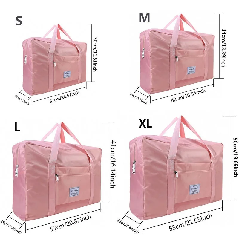 Zusammenklappbare Reisetaschen, große Kapazität, wasserdichte Gepäcktasche, Handtasche, Reisetasche, Fitnessstudio, Yoga, Aufbewahrung, Umhängetasche für Frauen – Detail 2