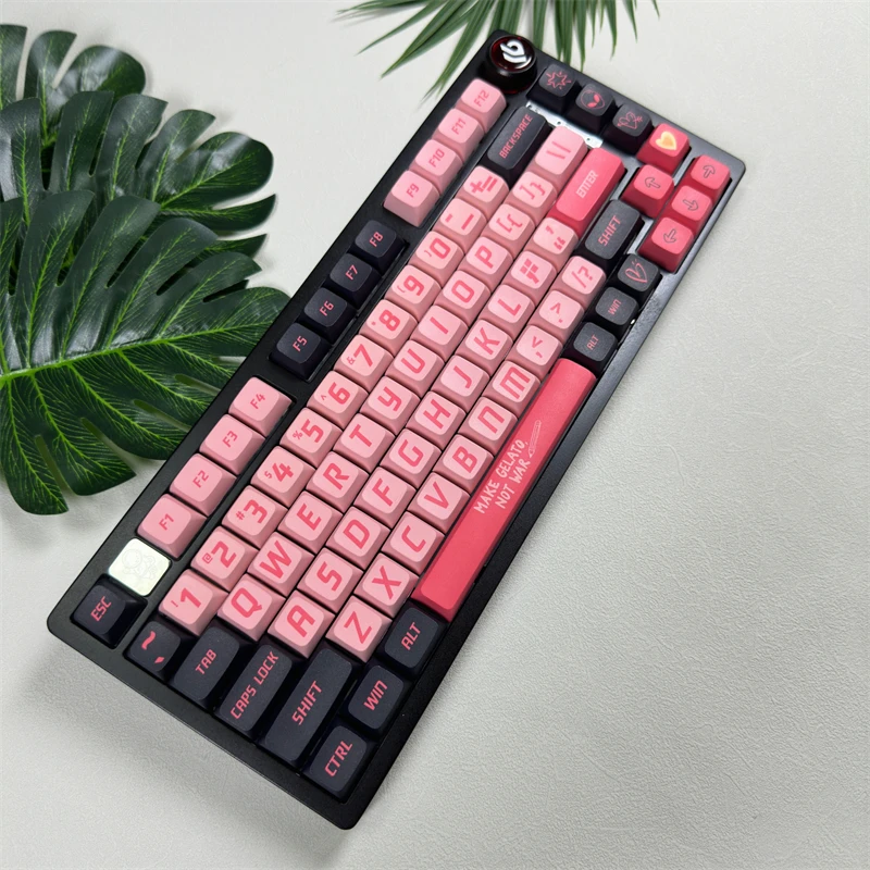 

Keycap pbt full five-sided sublimation customized 68/8496 small full set of mechanical keyboard keycaps