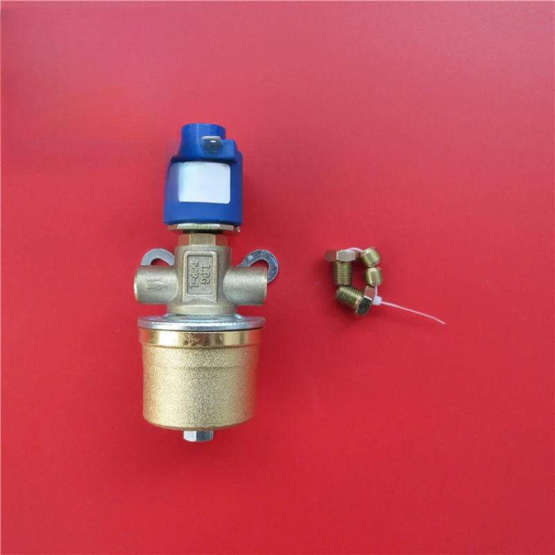 High-pressure cut-off valve of LPG solenoid valve special for gas vehicle is used for cutting off gas for liquefaction.