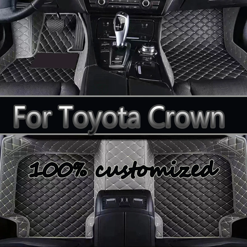 Car Mats Floor For Toyota Crown Royal Saloon S200 2008 2009 2010 2011 Waterproof Floor Mats Car Interior Parts Car Accessories