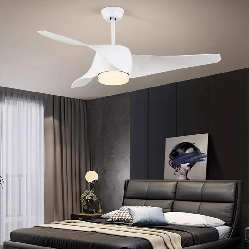 French Vintage Ceiling Fan Lamps Modern Home Living Dining Room Retro Ceiling Fan Lights Minimalist Electric Fan Indoor Fixtures