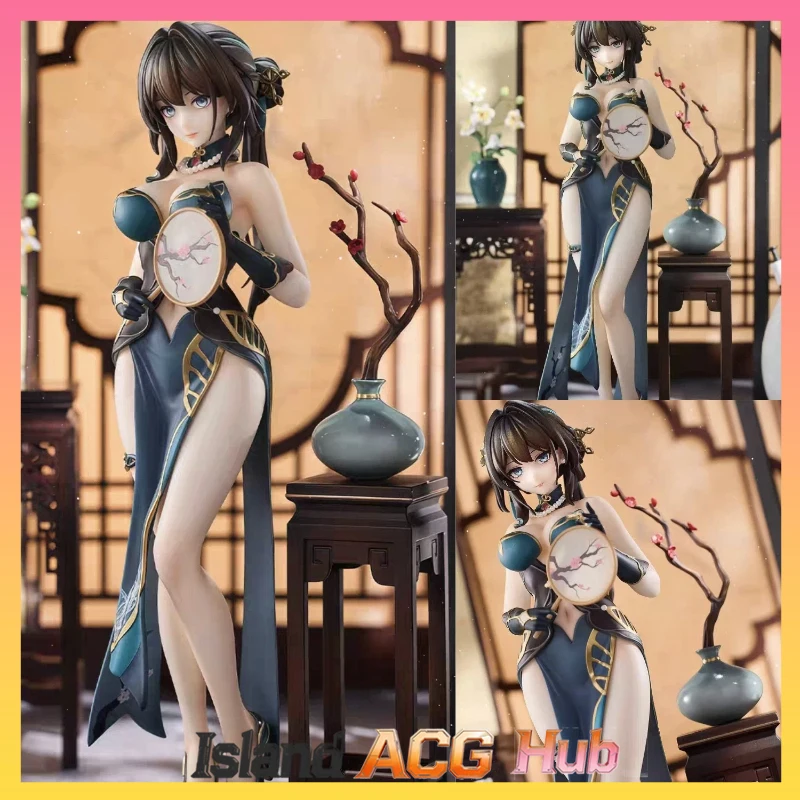 

Коллекционная фигурка аниме-девушки Руань Мэй в китайском стиле Ципао из Honkai Star Rail, модель для декора ПК, украшение для рабочего стола, подарок