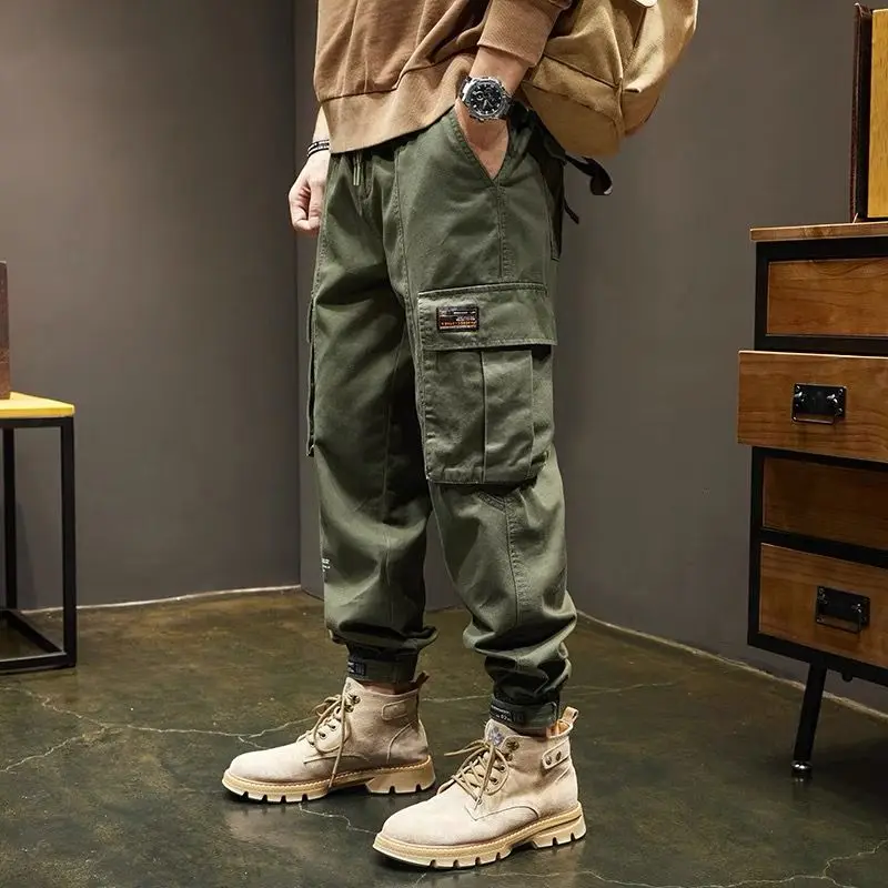 

Men's American Style Cargo Pants 2026 New Arrival Trendy Loose Fit Casual Trousers Spring Autumn Streetwear