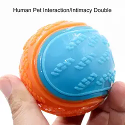 Dog Squeak Ball Bite Resistant Bouncy Teeth Cleaning Training Interactive Dog Toy Large Medium Dogs Pet Ball Toy