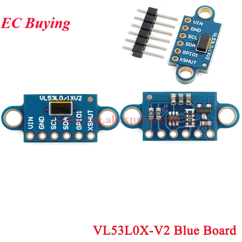 10 szt./1 szt. VL53L0X V2 Czujnik odległości laserowej Time-of-Flight (ToF) Breakout 940nm GY-VL53L0XV2 Moduł odległości laserowej I2C IIC GY-530 — zdjęcie produktu 6