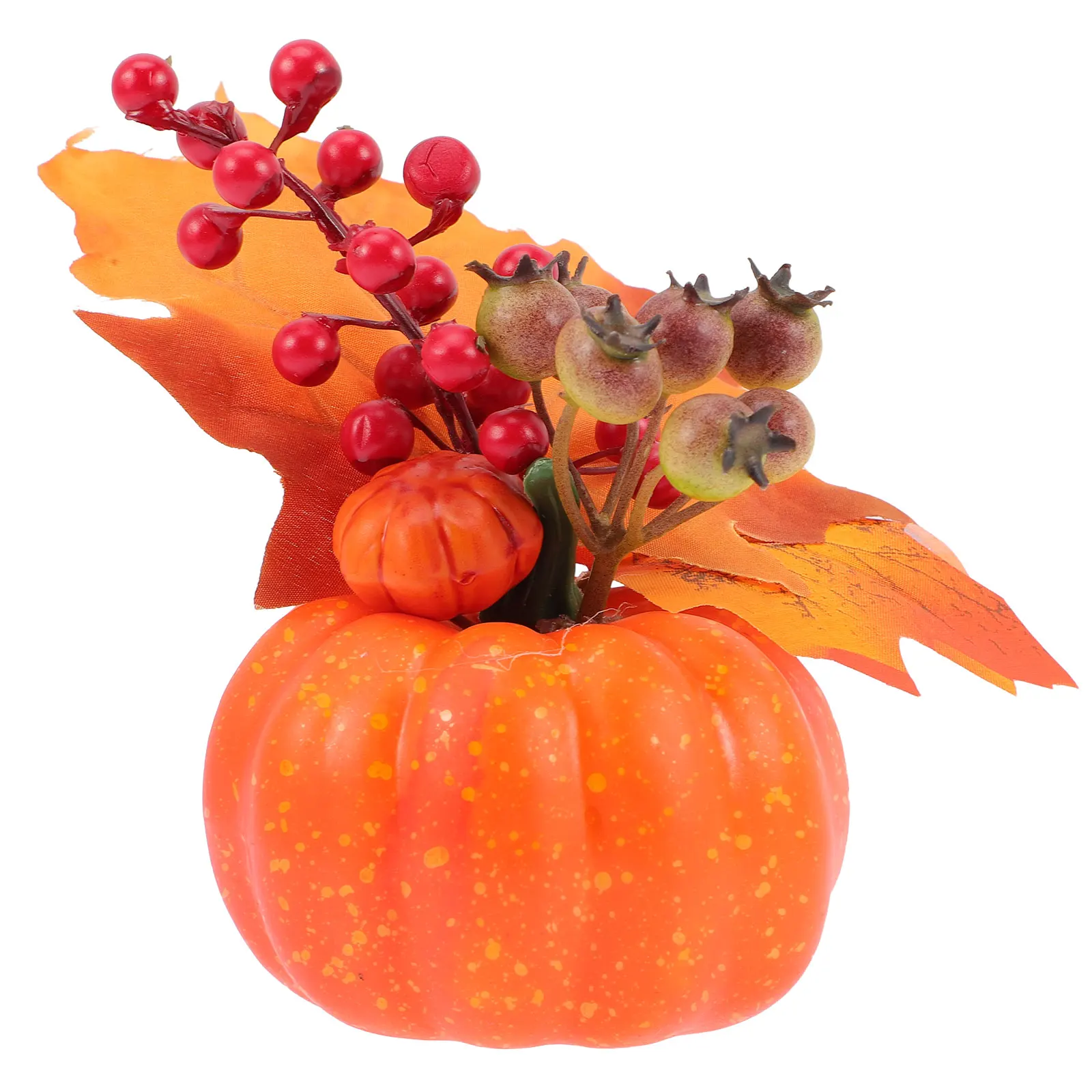 

Artificial Pumpkin Decor Rustic Carved Maple Leaf Decoration Fake Pumpkins nament Halloween Thanksgiving Home Wedding Festival