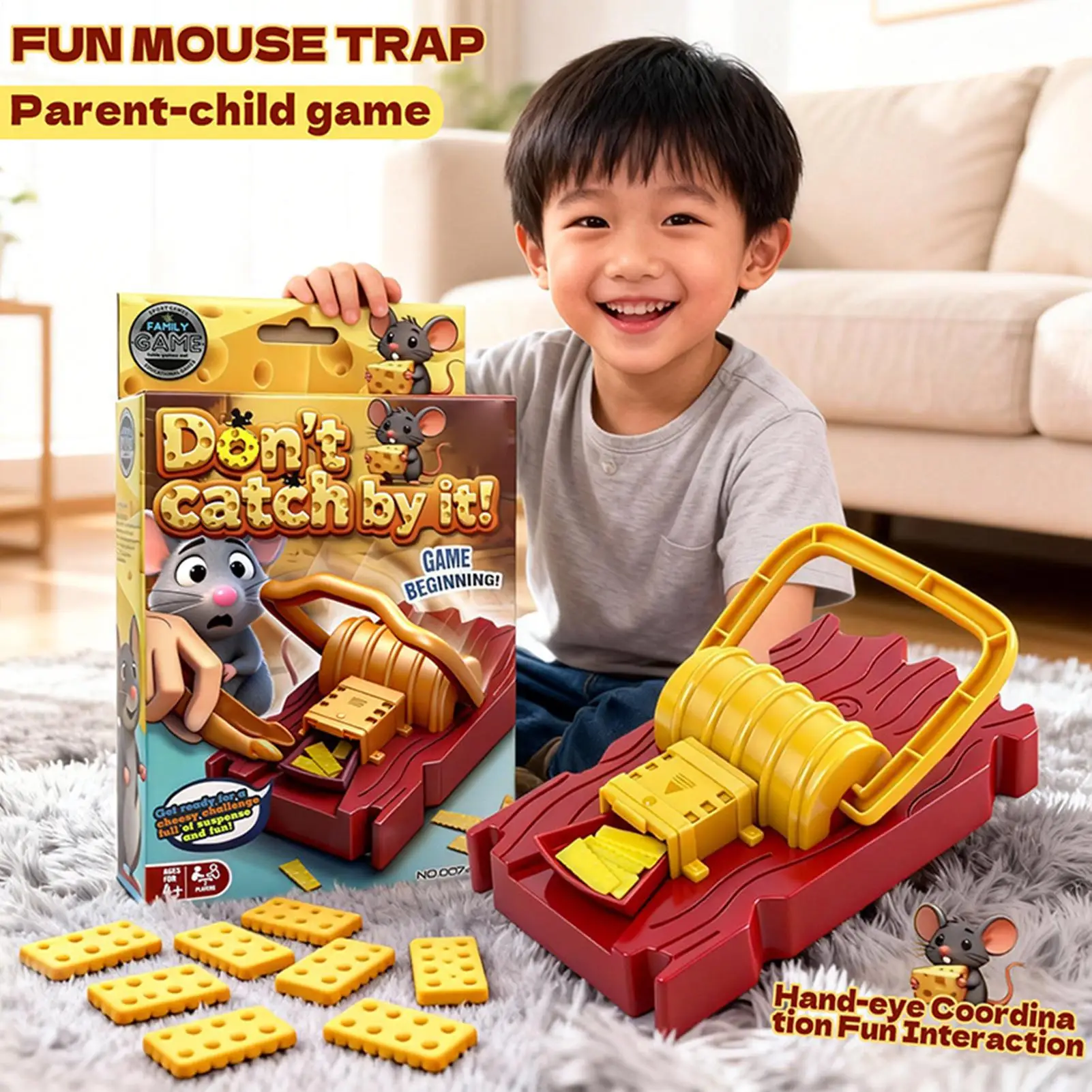 

Toy Trap Interactive Multi-Player Challenging Game Trap Theme Prank Toy For Teens Adults Family Boys Girls Kids Classroom School