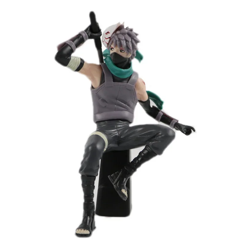 18cm anime hatake kakashi figura de ação estátua ornamentos dos desenhos animados crianças brinquedo pvc modelo boneca presentes aniversário