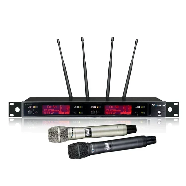 

hot selling wireless microphone condenser mic optional frequency 400 meters for live vocal
