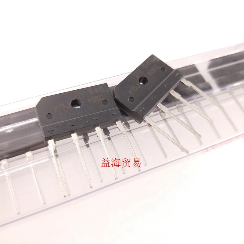1-10PCS/Per Pack KBJ406G ZIP4  4A 600V NEW ORIGINAL
