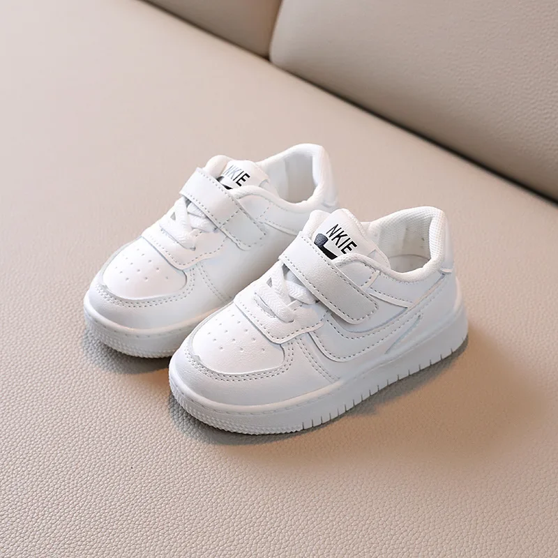 Kids Sneakers Children\'s Running Casual Shoes Soft Sole Non-slip Girl Baby Breathable Sports Shoes Boy White Shoe