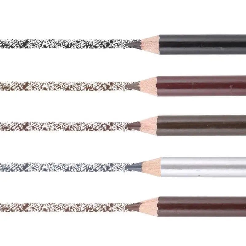 Pinceau à sourcils léopard à double tête, maquillage des yeux, naturel, longue durée, 5 cosmétiques, couleurs imperméables, professionnel, R1N1