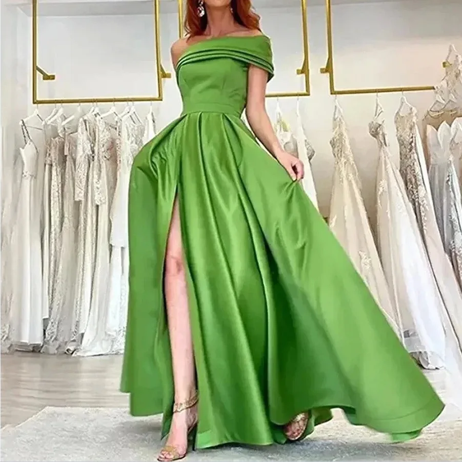 

Ele Вечернее платье женское роскошное асимметричное платье Dr Stage Performance Host длинная юбка с высокой талией No Sve