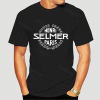 Mens luxury cotton T shirt  Shirt T Shirt Men'S Crew Neck Short Sleeve Compression Popular Henri Selmer Paris Saxophone T Shirts