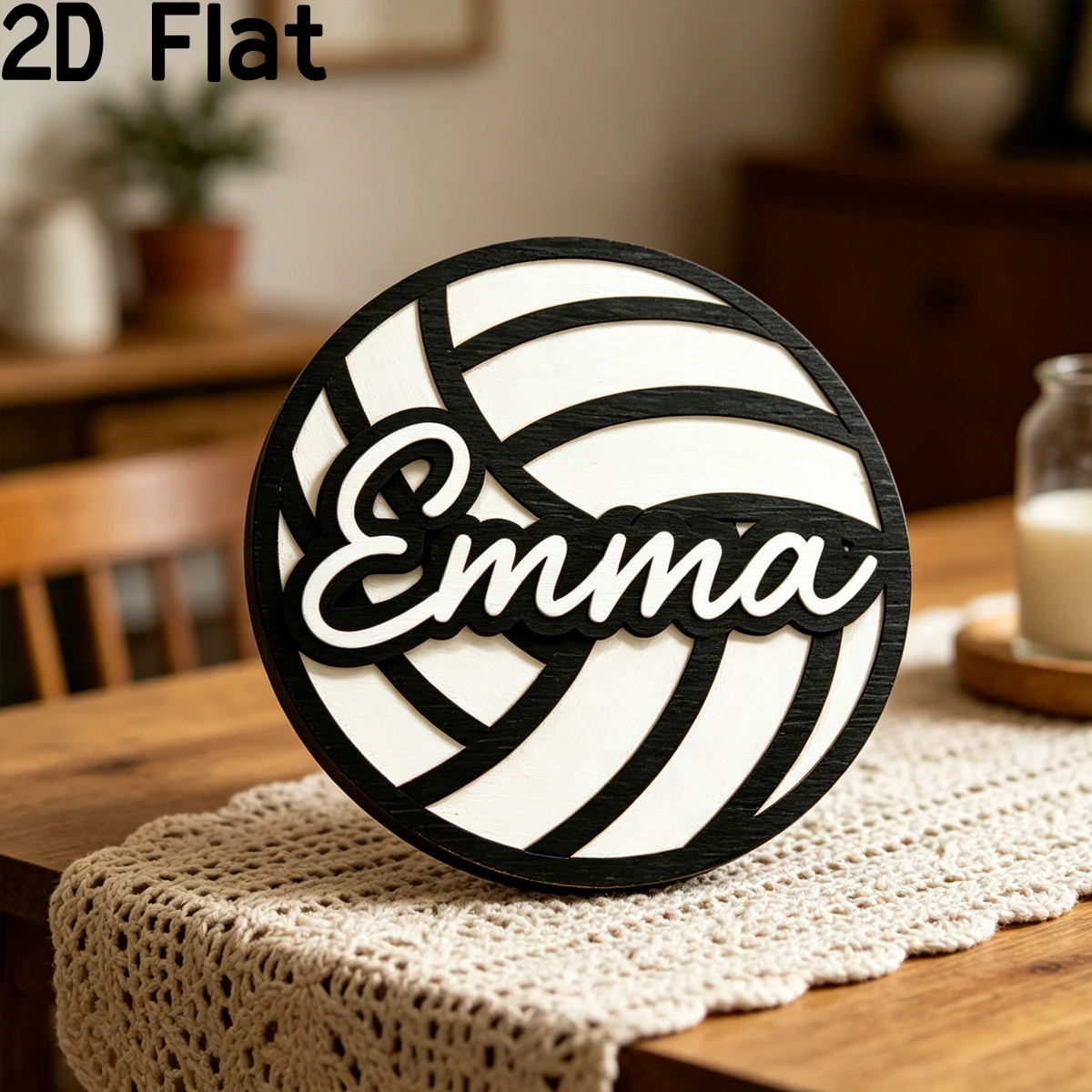 1Pc Custom Volleyball Style Wo - Baby Nursery Office recension och pris
