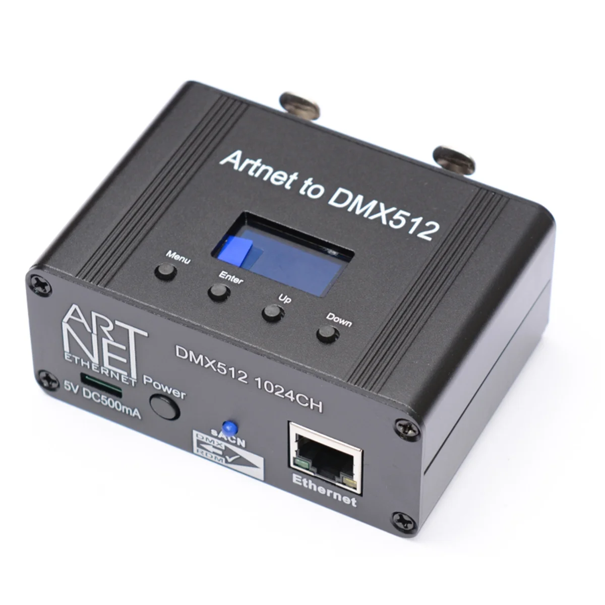 

ArtNet DMX512 Ethernet Lighting Controller Interface 2 Universe 1024 Disco,RDM/Ascn Version