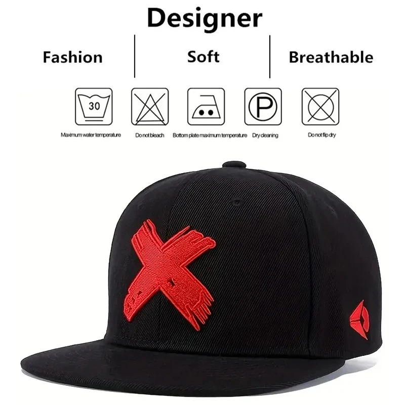 Fashion X Series Embroidery Cap Men Women Adjustable Hip Hop Baseball Cap For Unisex Outdoor Casual Sun Hat Snapback Hat