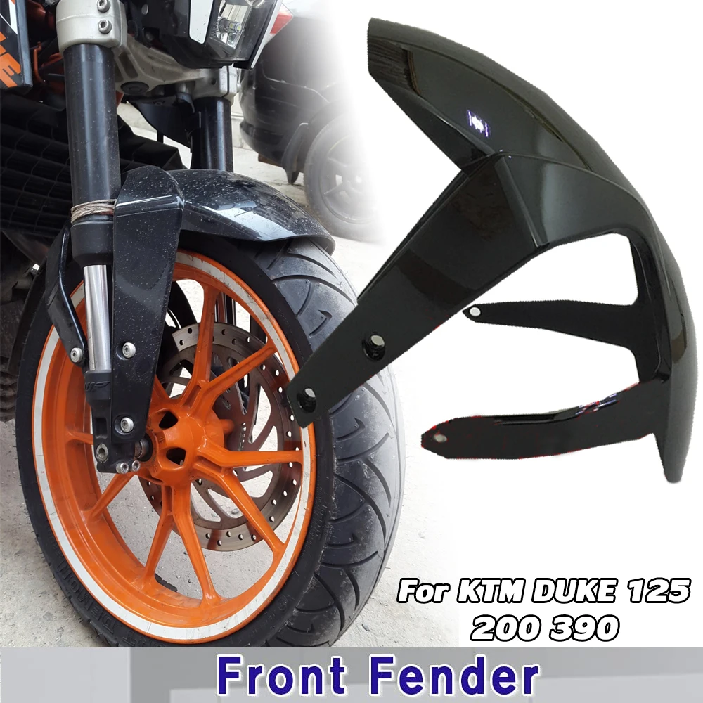 

Motorcycle Accessories Front Fender Mudguard Hugger Mudflap Splash Guard For KTM DUKE 390 200 125 2011 2012 2013 2014 2015 2016